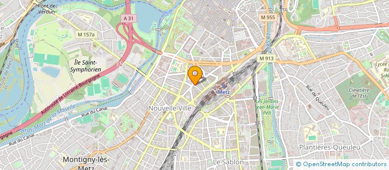 localisation de l'entreprise MADAME MARYLINE MECHINEAU  METZ