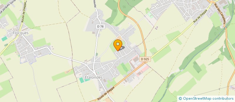 localisation de l'entreprise MADAME MARYLINE MENARD  ETALONDES