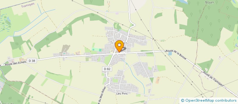 localisation de l'entreprise MADAME MARYLINE MEUNIER  TRAMOYES