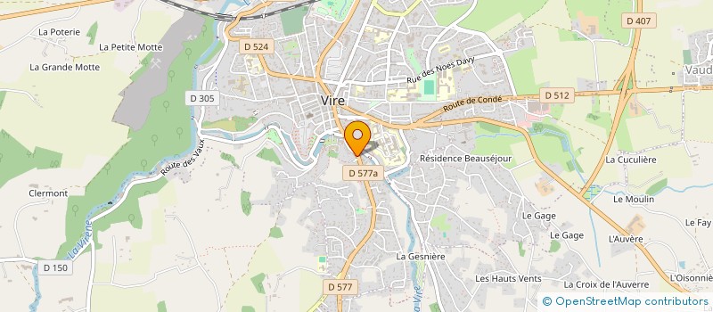 localisation de l'entreprise MADAME MARYLINE MOISAN  VIRE-NORMANDIE