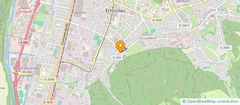 localisation de l'entreprise MADAME MARYLINE MOPIN  ECHIROLLES