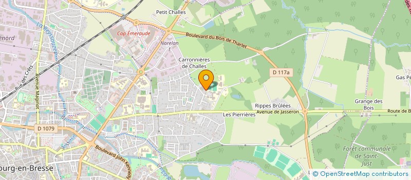 localisation de l'entreprise MADAME MARYLINE MOREL à BOURG-EN-BRESSE