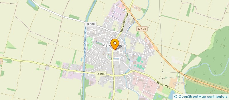 localisation de l'entreprise MADAME MARYLINE MOREL  MARCKOLSHEIM