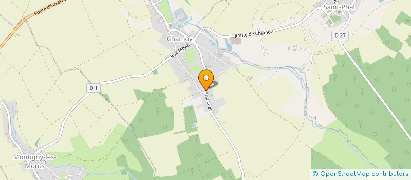 localisation de l'entreprise MADAME MARYLINE MOUTTE  CHAMOY