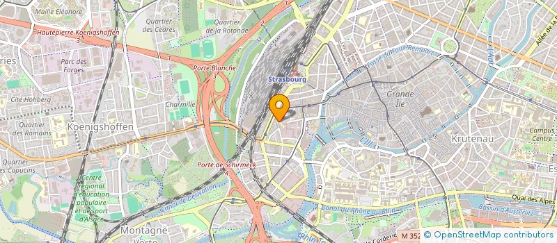 localisation de l'entreprise MADAME MARYLINE NEUBURGER à STRASBOURG
