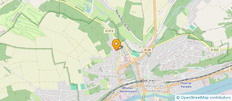 localisation de l'entreprise MADAME MARYLINE NOGUEIRA  HARDRICOURT