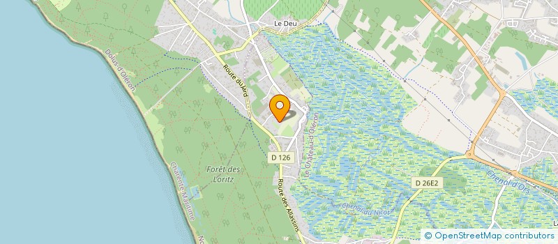 localisation de l'entreprise MADAME MARYLINE PAILLE  LE GRAND-VILLAGE-PLAGE