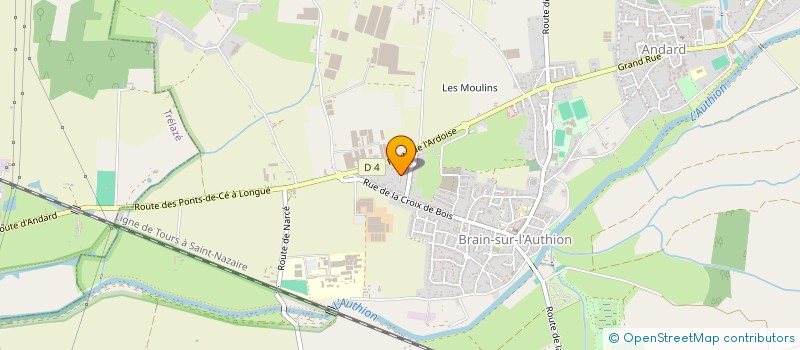 localisation de l'entreprise MADAME MARYLINE PAILLOT  LOIRE-AUTHION