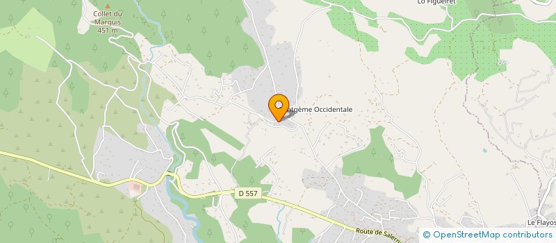 localisation de l'entreprise MADAME MARYLINE PARMENTIER  FLAYOSC