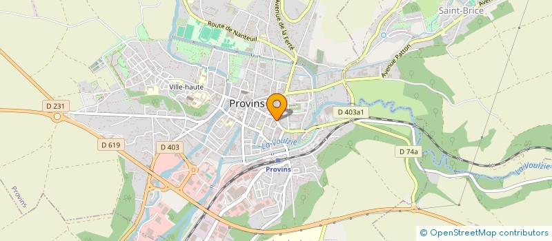 localisation de l'entreprise MADAME MARYLINE PASSEGUE  PROVINS