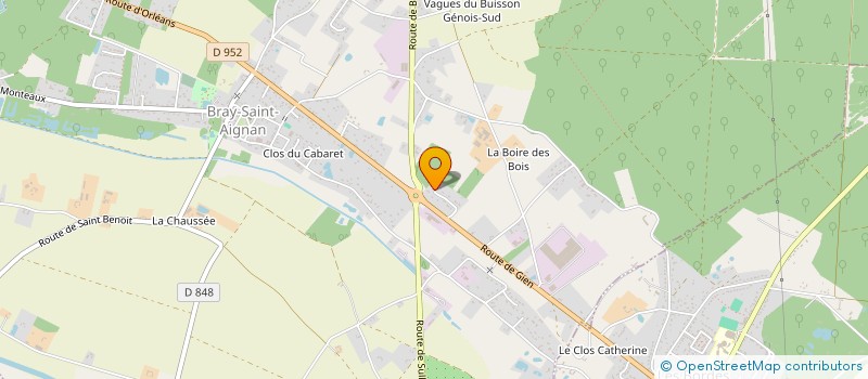 localisation de l'entreprise MADAME MARYLINE PAYAN à BRAY-SAINT-AIGNAN