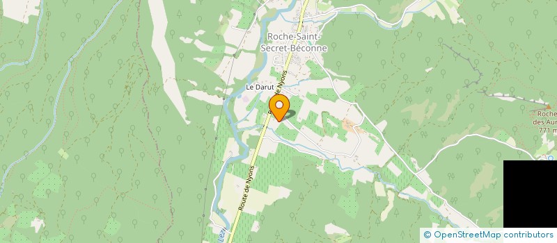 localisation de l'entreprise MADAME MARYLINE PELLEGRIN  ROCHE-SAINT-SECRET-BECONNE