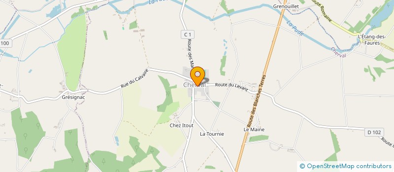 localisation de l'entreprise MADAME MARYLINE PIANTONI  CHERVAL