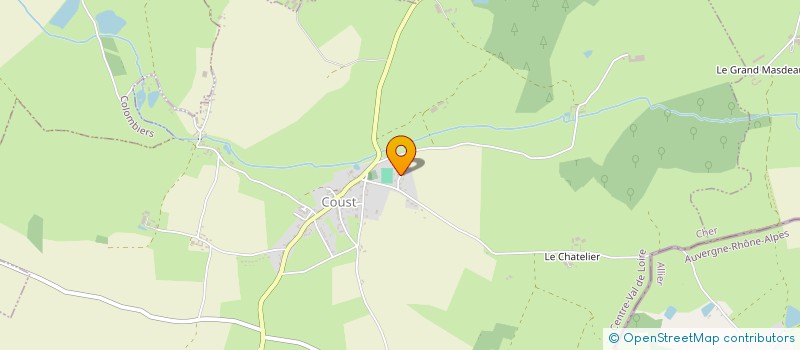 localisation de l'entreprise MADAME MARYLINE PINSSON  COUST