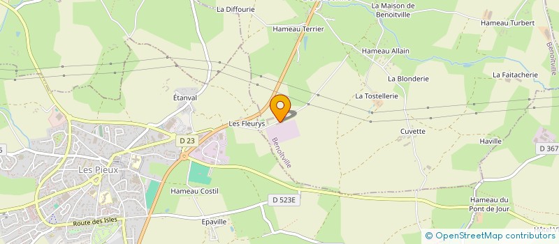 localisation de l'entreprise MADAME MARYLINE POURCHAUX  CHERBOURG-EN-COTENTIN