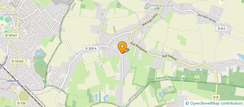 localisation de l'entreprise MADAME MARYLINE PREVOT  RAIMBEAUCOURT