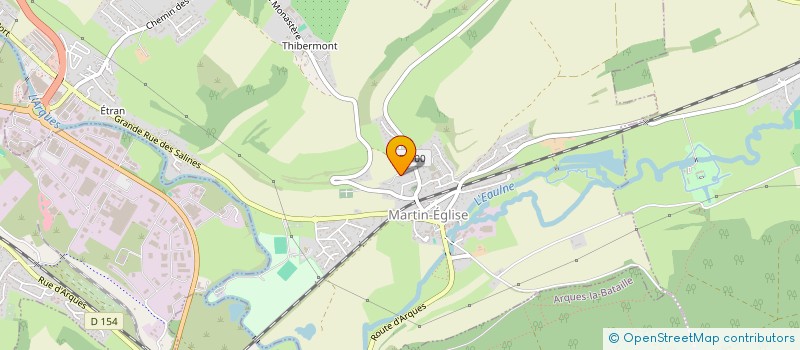 localisation de l'entreprise MADAME MARYLINE PRIEUR  MARTIN-EGLISE