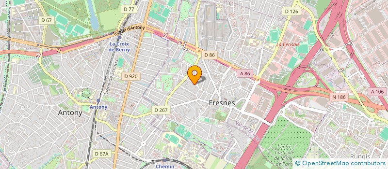 localisation de l'entreprise MADAME MARYLINE RASQUIER  FRESNES