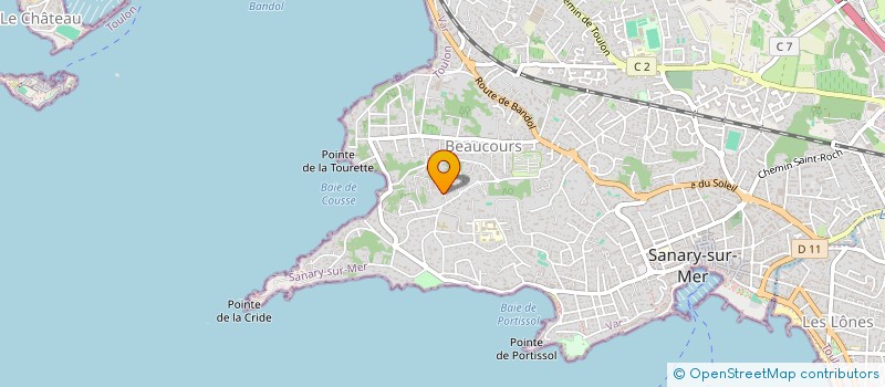 localisation de l'entreprise MADAME MARYLINE REGUILLET  SANARY-SUR-MER