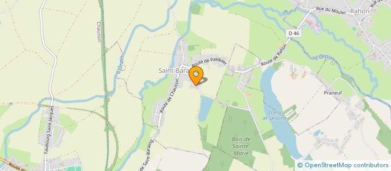 localisation de l'entreprise MADAME MARYLINE RELION  DAMPARIS