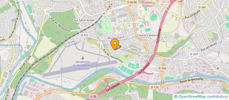 localisation de l'entreprise MADAME MARYLINE RENAUD  ARBOUANS