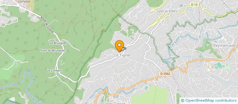 localisation de l'entreprise MADAME MARYLINE RESTUCCIA  LE TIGNET