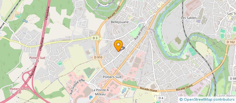 localisation de l'entreprise MADAME MARYLINE RICHET à POITIERS