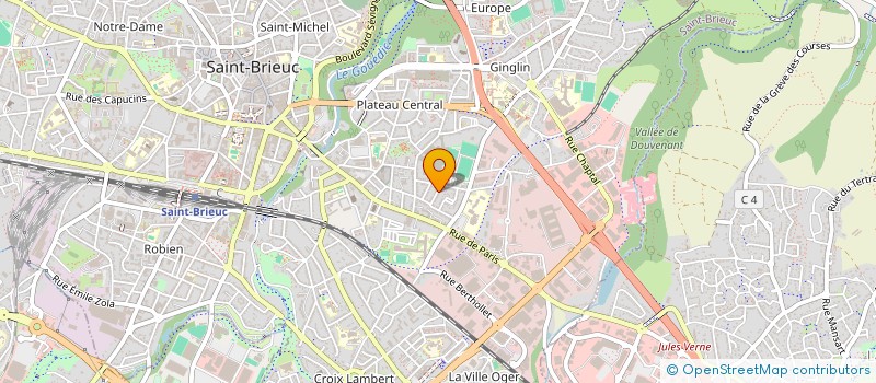 localisation de l'entreprise MADAME MARYLINE ROBERT à SAINT-BRIEUC