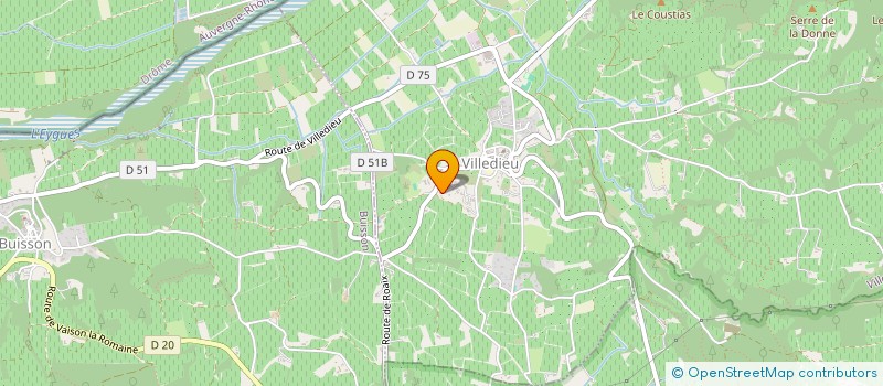 localisation de l'entreprise MADAME MARYLINE ROCHE  VILLEDIEU