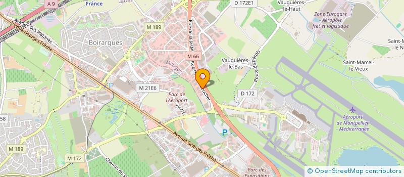 localisation de l'entreprise MADAME MARYLINE ROLANDO  MAUGUIO