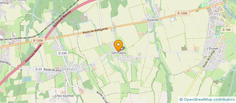 localisation de l'entreprise MADAME MARYLINE ROMAND  VIRY