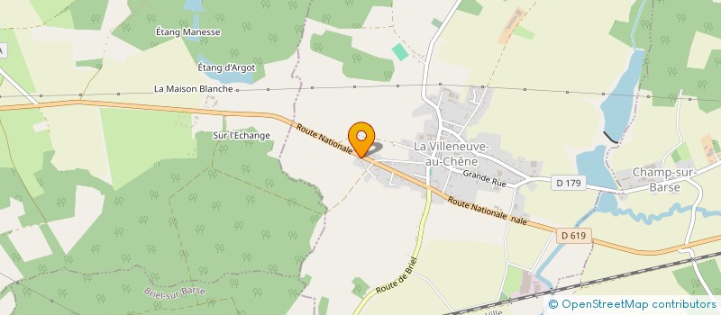 localisation de l'entreprise MADAME MARYLINE RUELLE  MAGNY-FOUCHARD