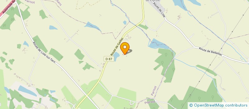 localisation de l'entreprise MADAME MARYLINE SAUNAL  PARISOT