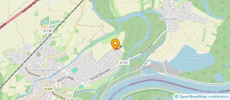 localisation de l'entreprise MADAME MARYLINE SCHWARTZ  DRUSENHEIM