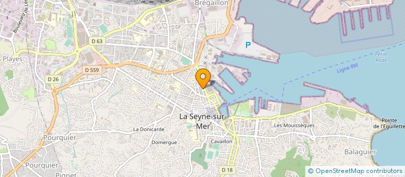 localisation de l'entreprise MADAME MARYLINE SIMONI à LA SEYNE-SUR-MER