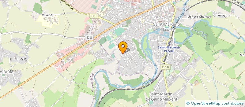 localisation de l'entreprise MADAME MARYLINE SOUCHET  SAINT-MAIXENT-L'ECOLE