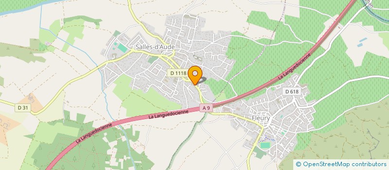 localisation de l'entreprise MADAME MARYLINE SPEISMANN  SALLES-D'AUDE