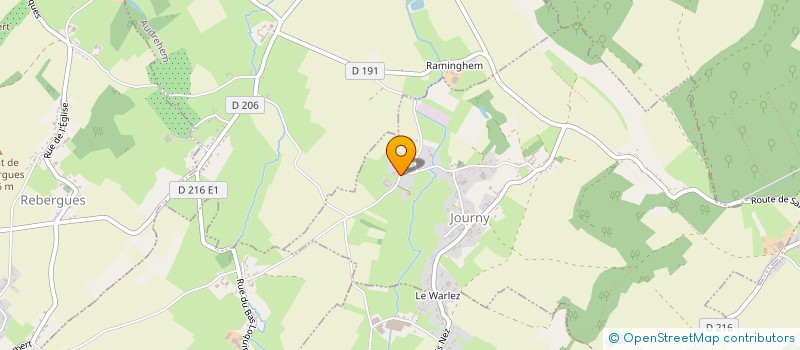 localisation de l'entreprise MADAME MARYLINE TELLIER  JOURNY