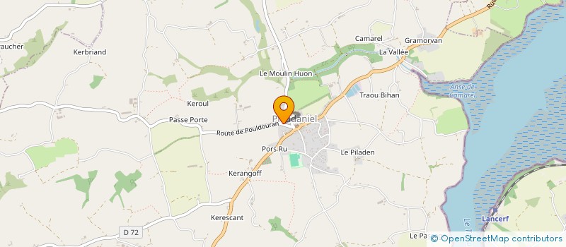 localisation de l'entreprise MADAME MARYLINE THOMAS  PLEUMEUR-GAUTIER