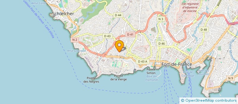 localisation de l'entreprise MADAME MARYLINE TI-I-TAMING  FORT-DE-FRANCE