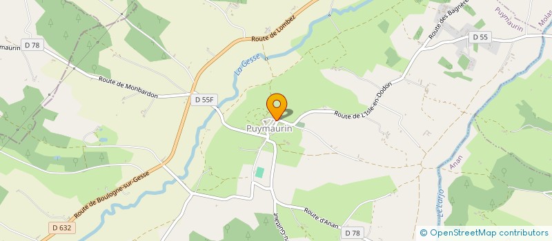 localisation de l'entreprise MADAME MARYLINE TOCQUE  PUYMAURIN