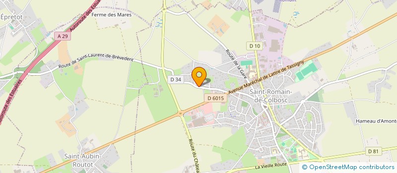 localisation de l'entreprise MADAME MARYLINE TOUELLOU  EPRETOT