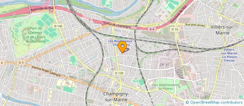 localisation de l'entreprise MADAME MARYLINE TOURE à CHAMPIGNY-SUR-MARNE