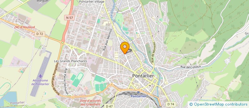 localisation de l'entreprise MADAME MARYLINE TOURNIER  DOUBS