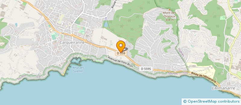 localisation de l'entreprise MADAME MARYLINE TROUILLET  CARQUEIRANNE