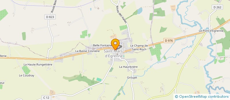 localisation de l'entreprise MADAME MARYLINE UZEL à SAINT-MARS-D'EGRENNE