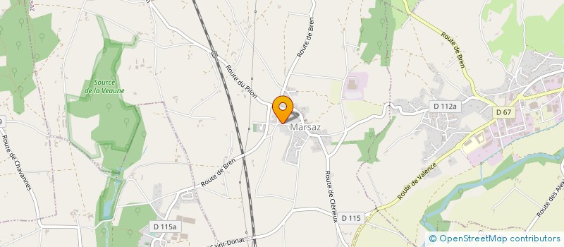 localisation de l'entreprise MADAME MARYLINE VALLON  ARDOIX