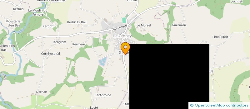 localisation de l'entreprise MADAME MARYLINE VANDEKERCKOVE  LE CROISTY