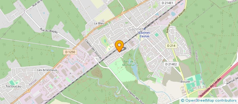 localisation de l'entreprise MADAME MARYLINE VERCRUYSSE  CESTAS