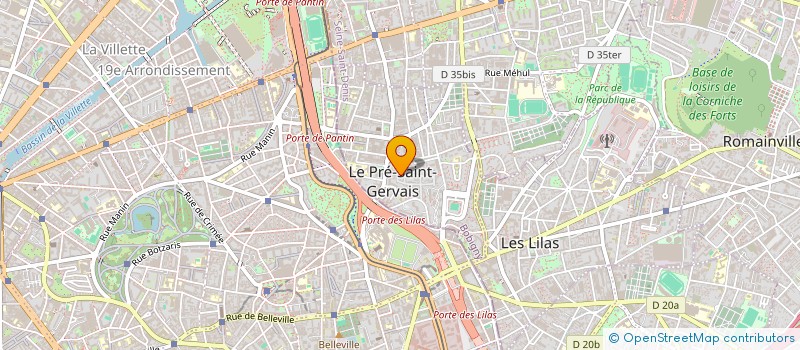 localisation de l'entreprise MADAME MARYLINE VERRON à LE PRE-SAINT-GERVAIS